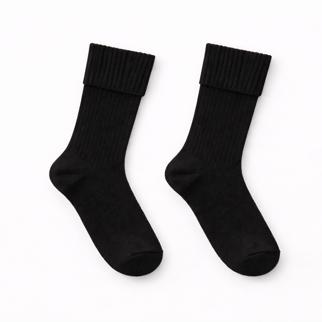 Kit 15 Par de Meias Pretas