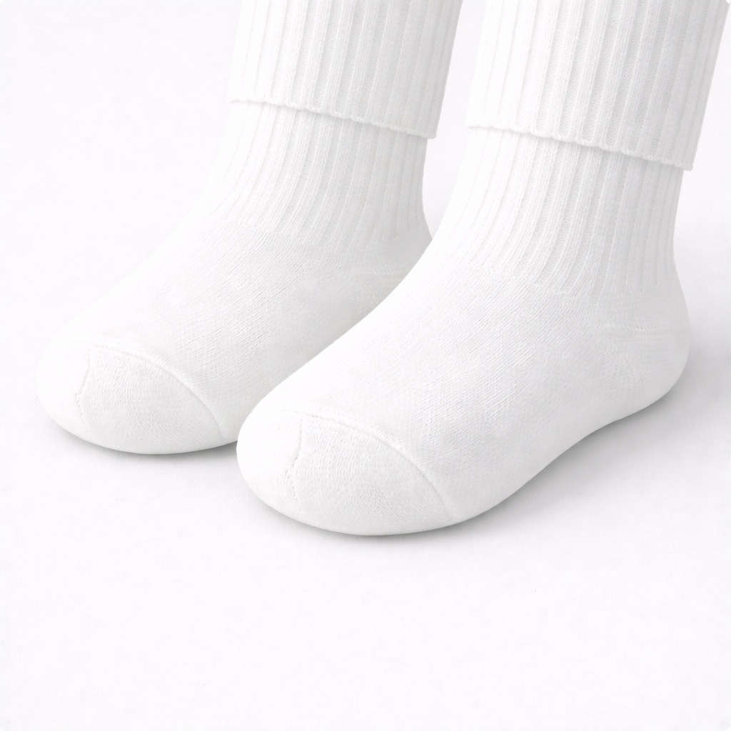 Kit 15 Par de Meias Brancas