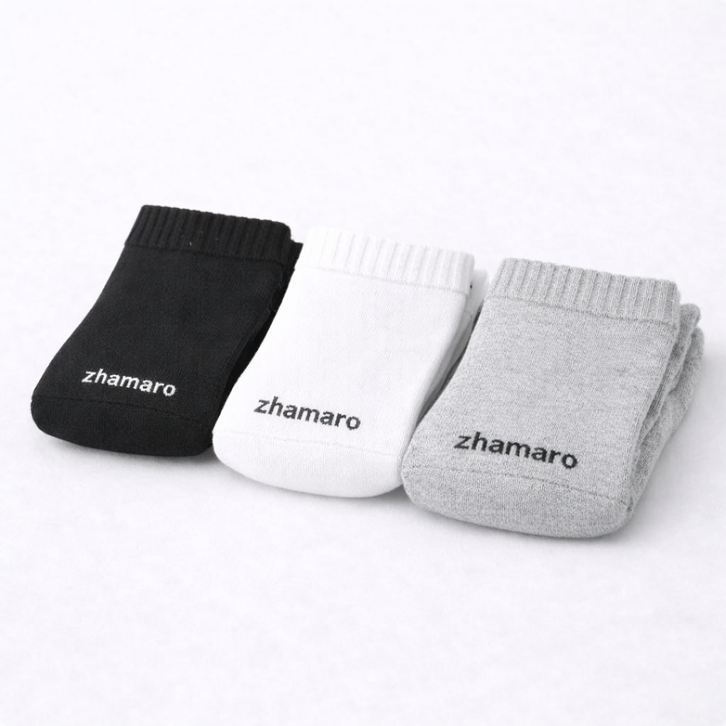 Kit 6 Pares de Meias Zhamaro Anti suor